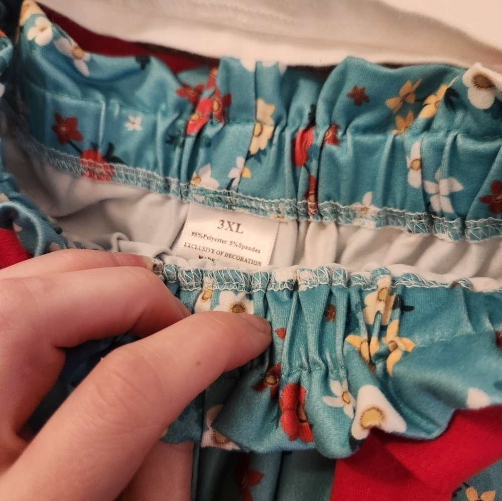 Marie Nicole 2 Piece Outfit Set Back To School Blue Shorts Top Size 3XL 7t #H295 - Picture 2 of 5